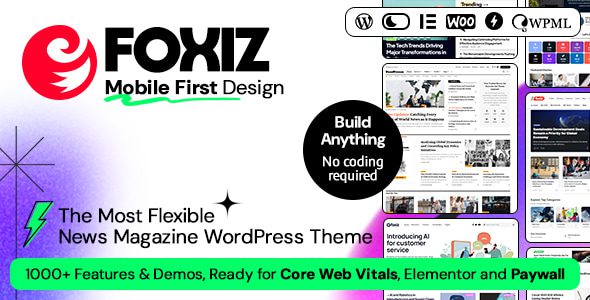 Foxiz 2.6.4 – WordPress Newspaper News and Magazine