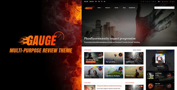 Gauge 6.50.2 - Multi-Purpose Review WordPress Theme