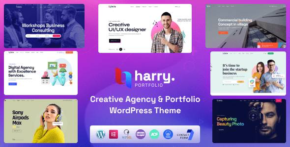 Harry 1.2.8 - Creative Agency & Portfolio WordPress Theme + RTL