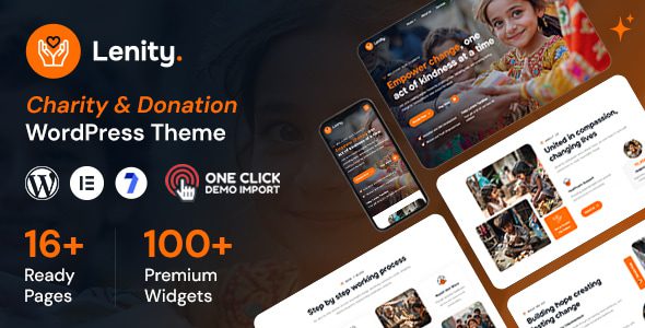 Lenity 1.0.1 - Charity & Donation WordPress Theme