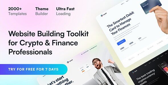 Level 3.0.5 - Financial Technology & Crypto WordPress Theme