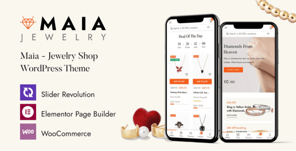 Maia 1.1.0 – Jewelry Shop WordPress Theme