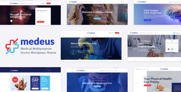 Medeus 1.7.0 – Medical Multipurpose Doctor WordPress Theme