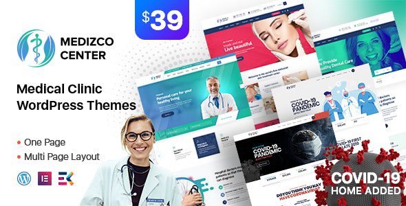 Medizco 3.6.0 - Medical Health & Dental Care Clinic WordPress Theme