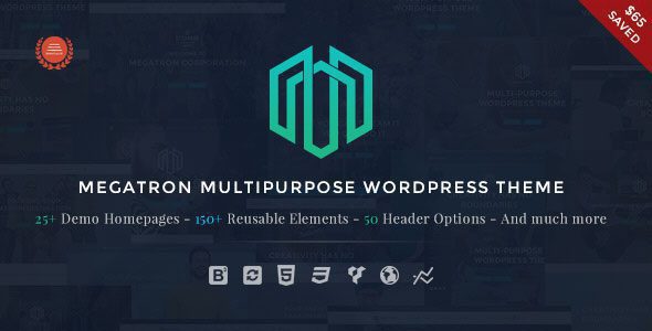Megatron 4.4 – Responsive MultiPurpose WordPress Theme