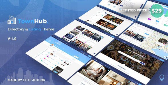 TownHub 1.8.0 - Directory & Listing WordPress Theme