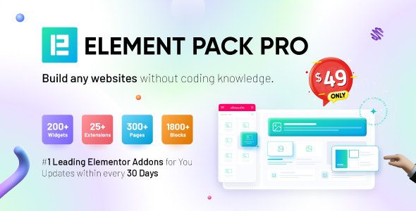 Element Pack 8.1.1 – Addon for Elementor Page Builder WordPress Plugin