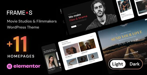 Frames 1.5.2 – Movie Studios & Filmmakers WordPress theme