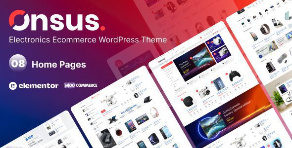 Onsus 1.0.4 – Electronics E-commerce WordPress Theme