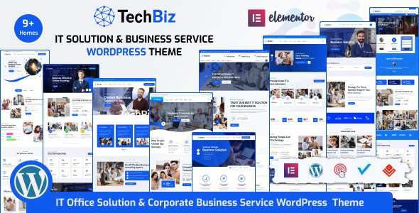 Techbiz 2.7.2 - IT Solution & Business Consulting Service WordPress Theme